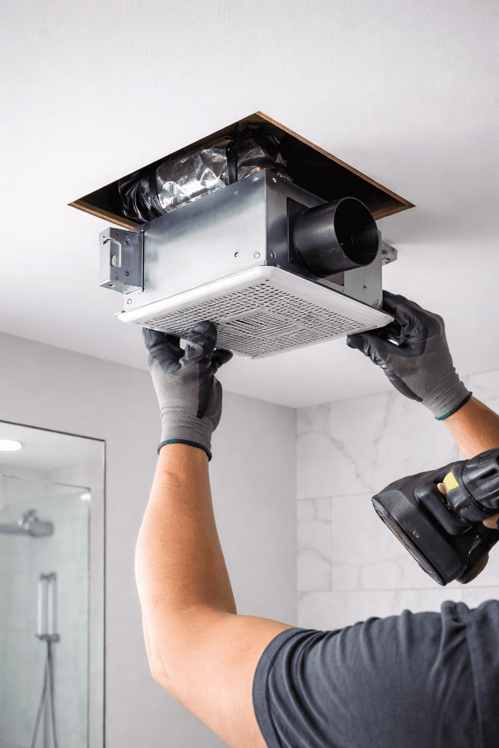 Bathroom Exhaust Fan Install