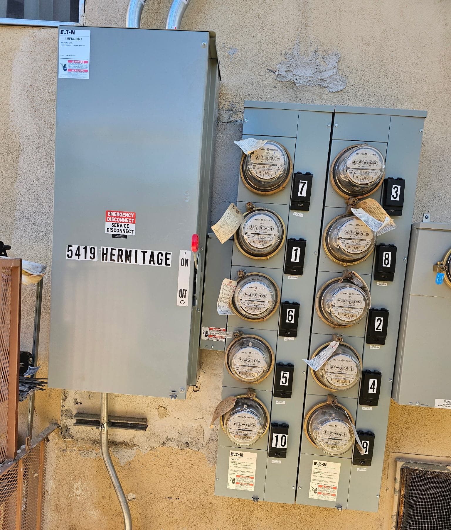 10-Unit Meter Stack — Hermitage